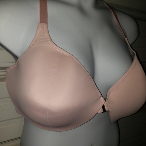 TRUSST Lingerie Plus Size 44F Evie PINK Color Racerback Bra TL42000 Front Close - Picture 3 of 6